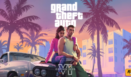 Screenshot of Grand Theft Auto 6 logo with a note stating the release has been delayed until Fall 2025